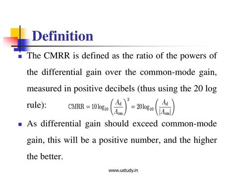 cmrr meaning